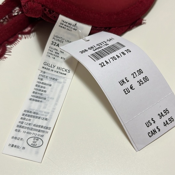 Gilly Hicks Lace Bra 32A - Picture 5 of 7